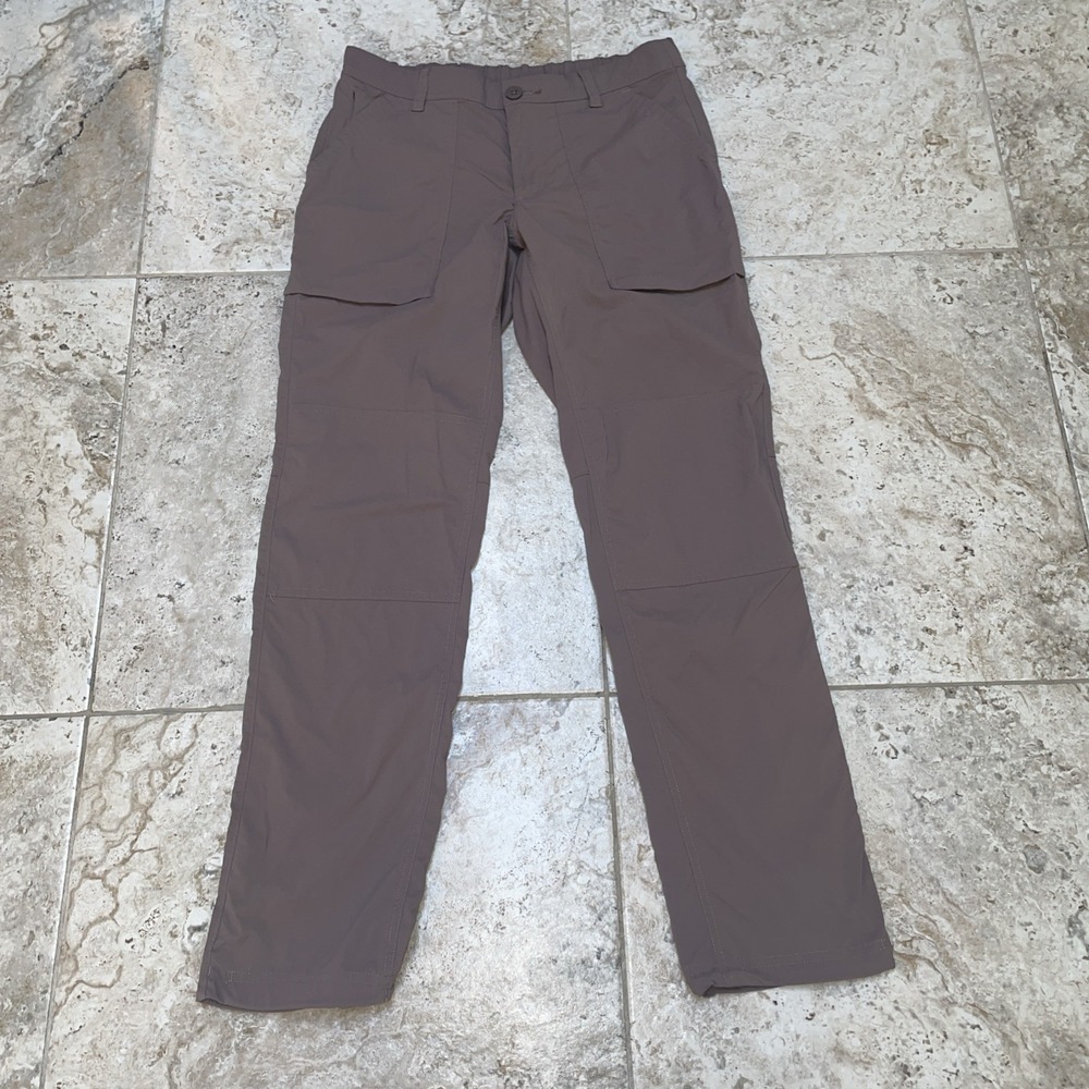 REI Co-Op Wilderness Spirit Womens 4 Gray Hiking Pants Stretch Outdoor EUC